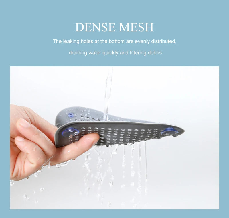 Sink Strainer Shower Drain Plug Hair Catcher Bathtub Shower Kitchen Sink Sewer Hair Filter Screen Silicone Bathroom Accessories