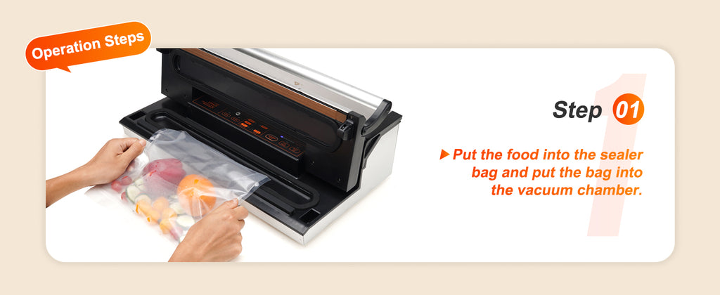 SucceBuy Commercial Vacuum Sealer Machine Multifunction Automatic Food Packaging with Bag Roll Storage Cutter for Home Kitchen